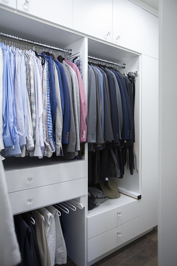 Custom Closet Renovation custom closet renovation with built in cabinets