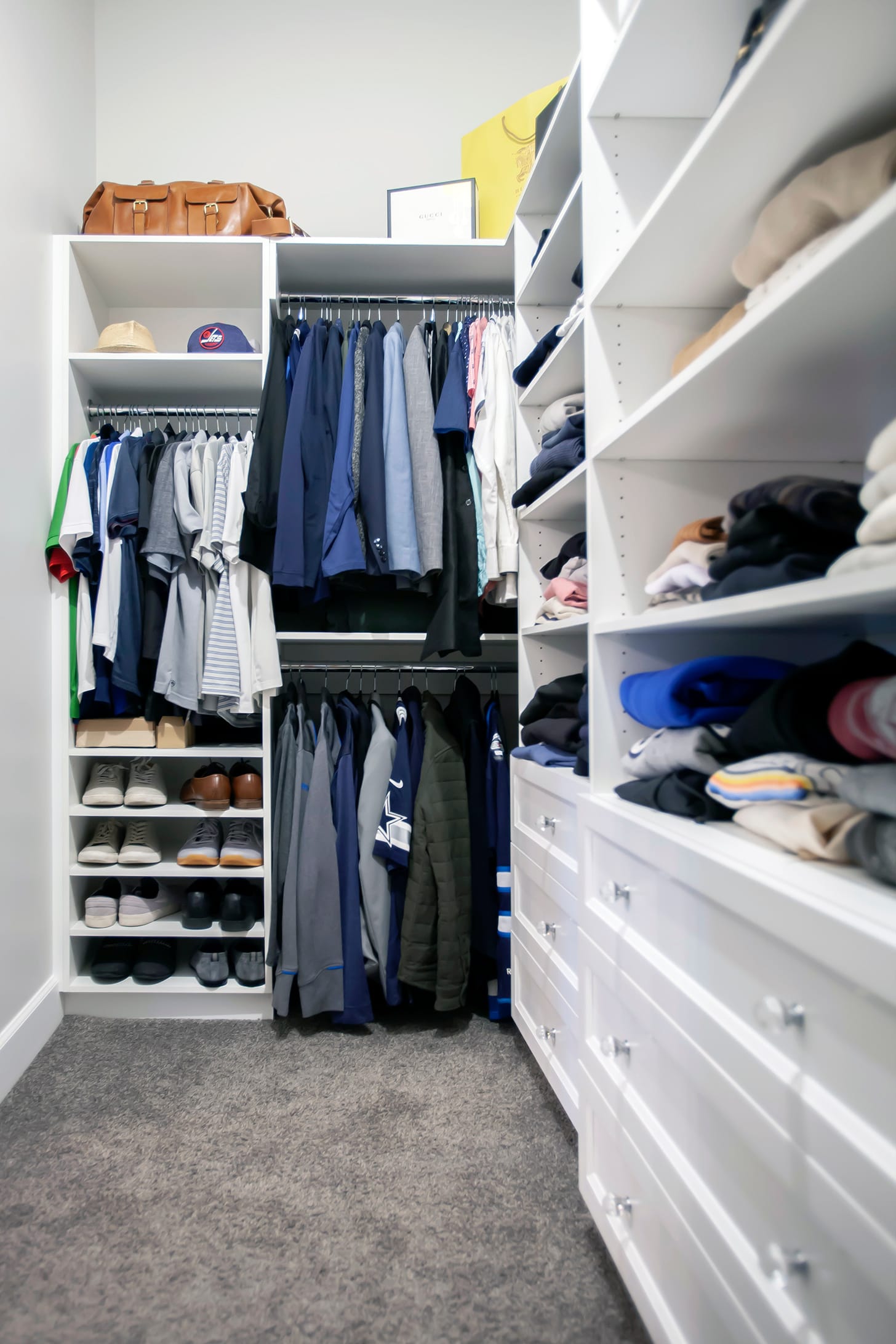 custom bedroom closet organization winnipeg